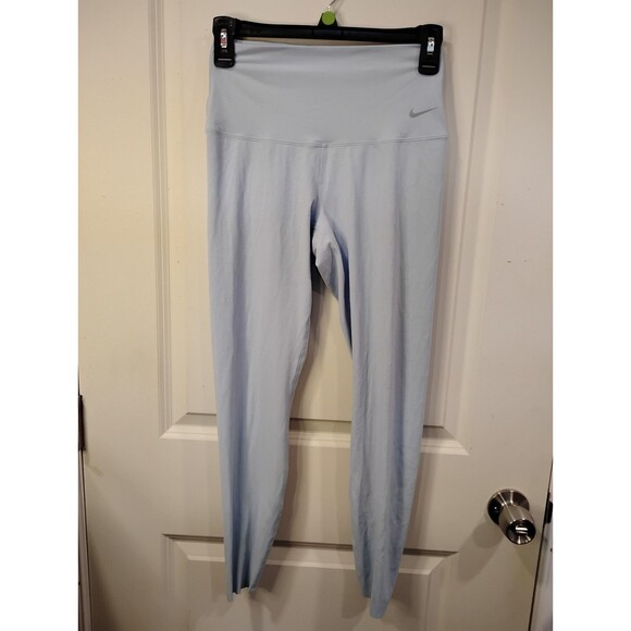 Women's Nike Gentle Support High Rise 7/8 Leggings Light Blue Small NWOT - Picture 3 of 7